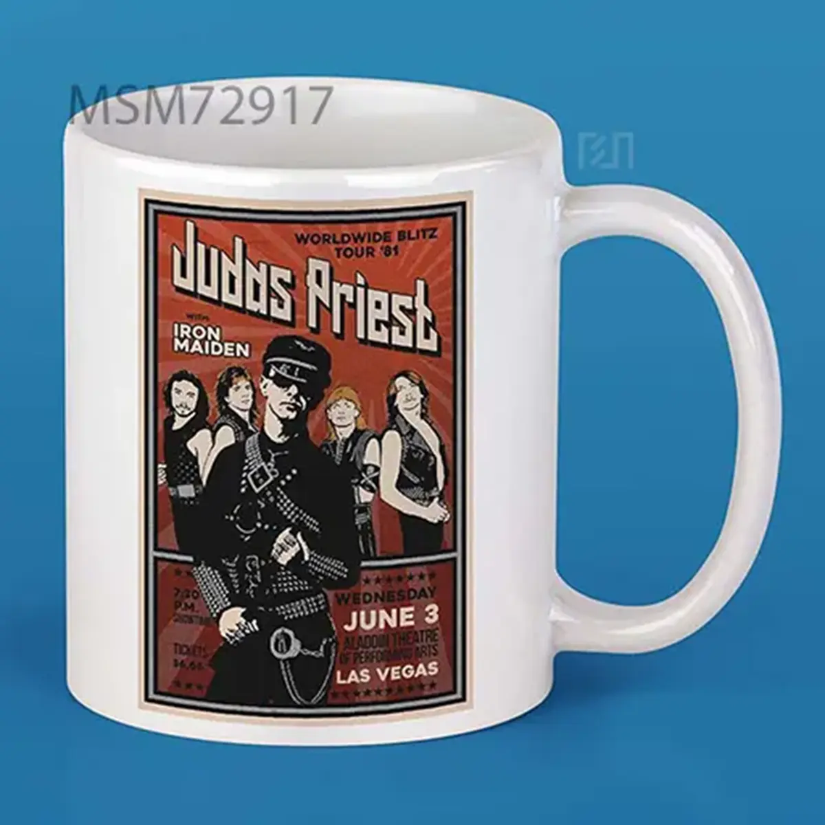 Judas Priest 1981 Tour Poster Mug