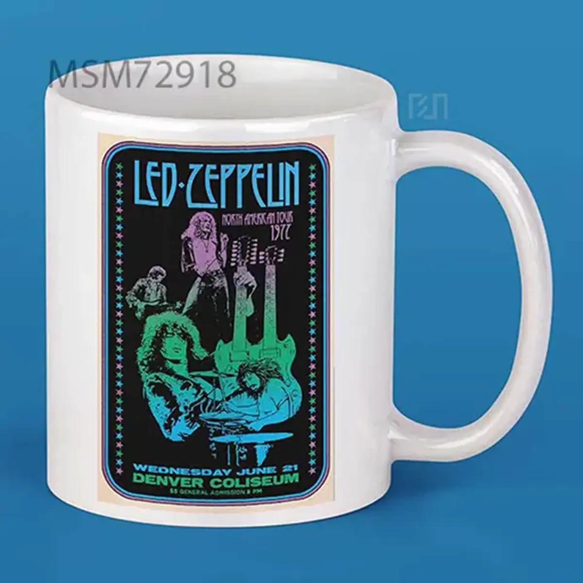 Led Zeppelin 1972 Tour Poster Mug