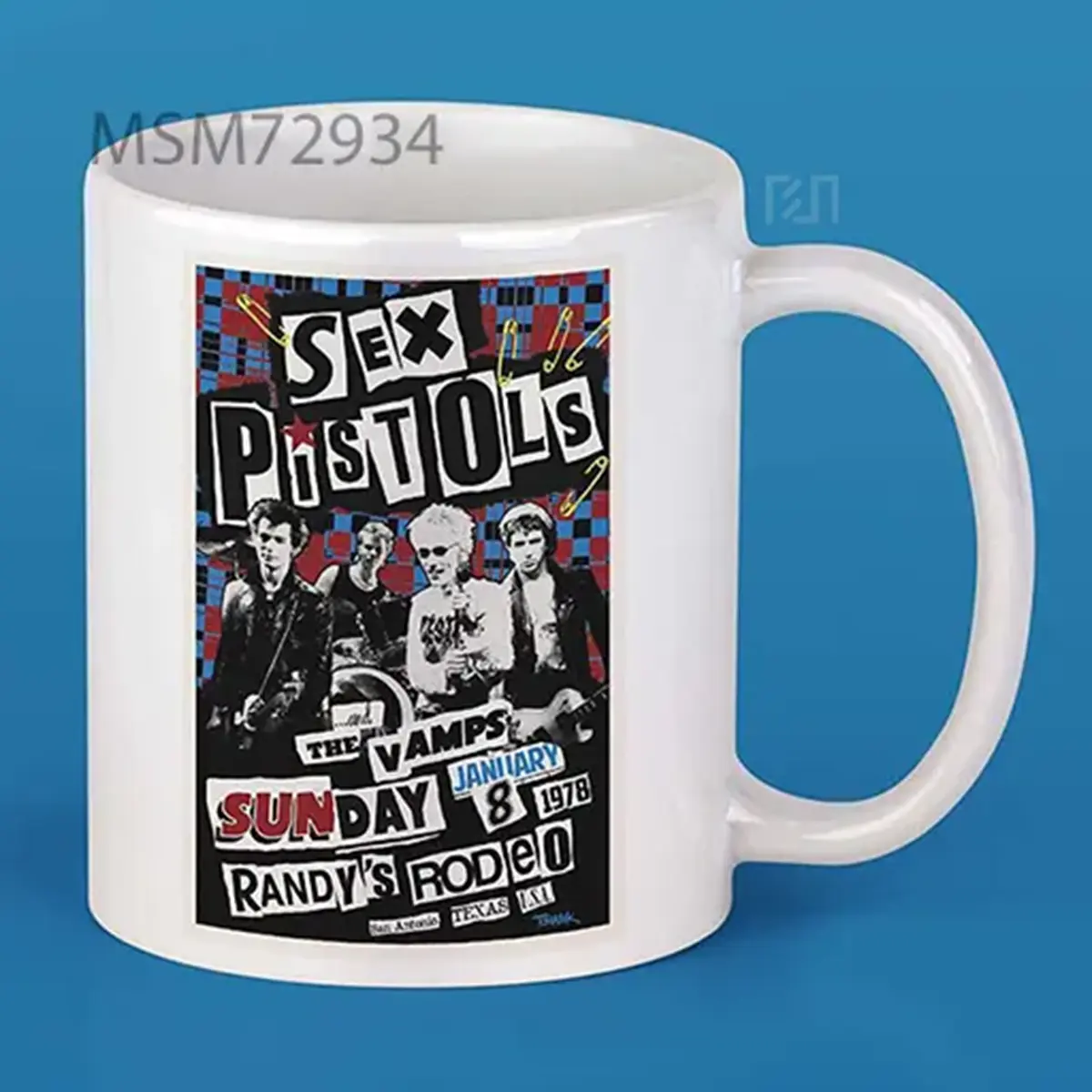 Sex Pistols 1978 Tour Poster Mug