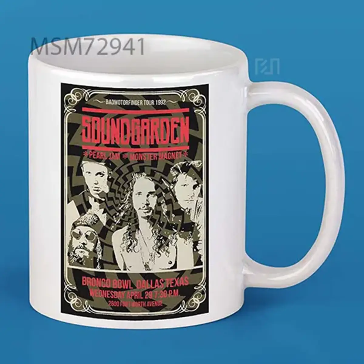 Soundgarden 1992 Tour Poster Mug