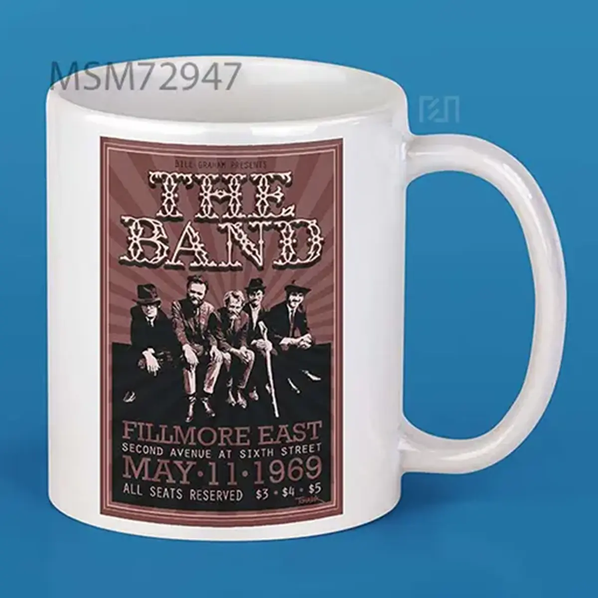 The Band 1969 Tour Poster Mug