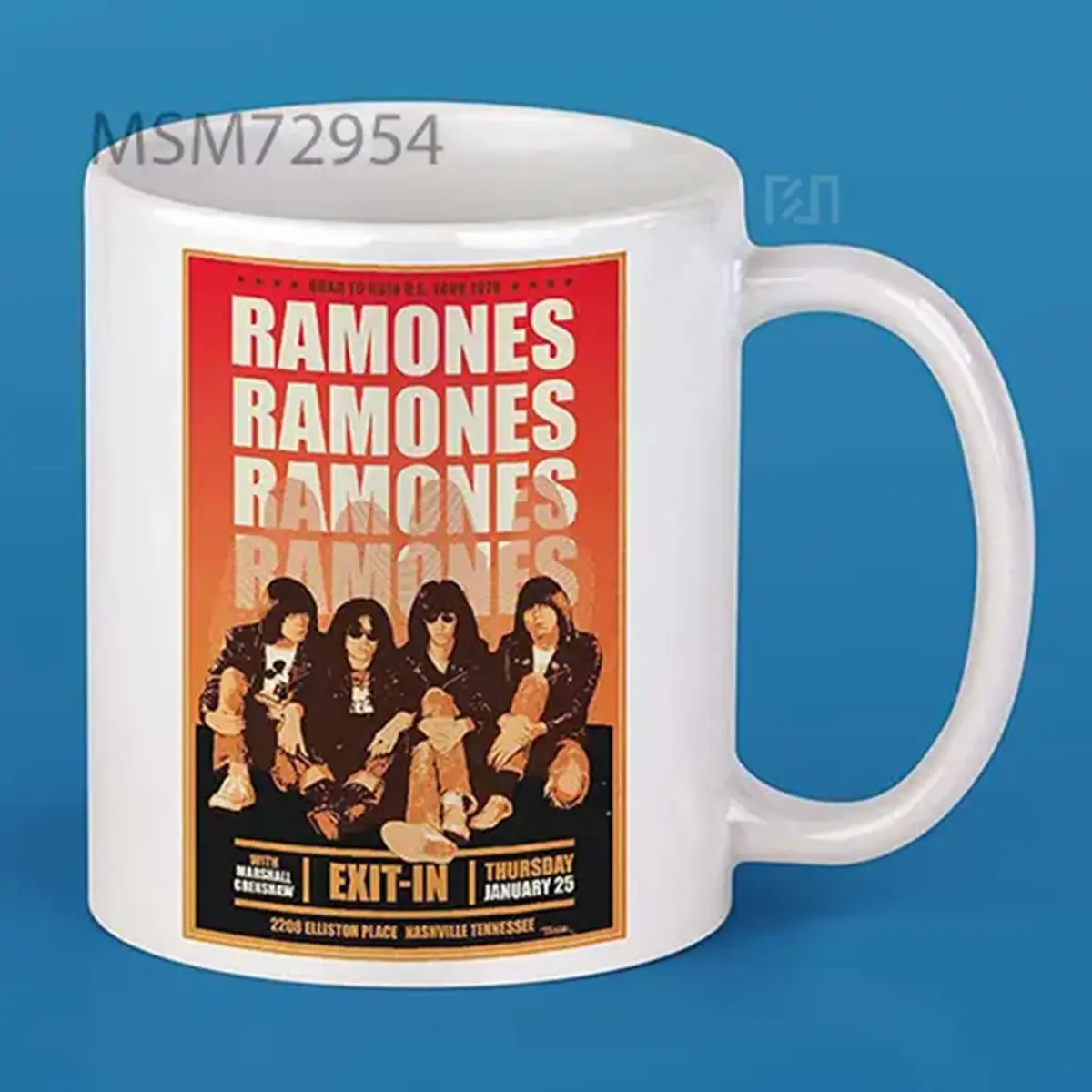 The Ramones 1979 Tour Poster Mug