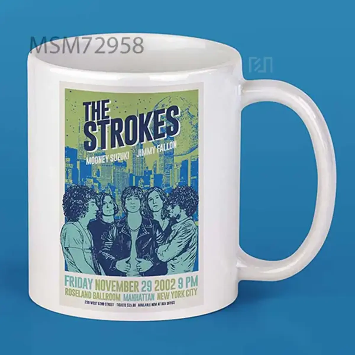 The Strokes 2002 Tour Poster Mug