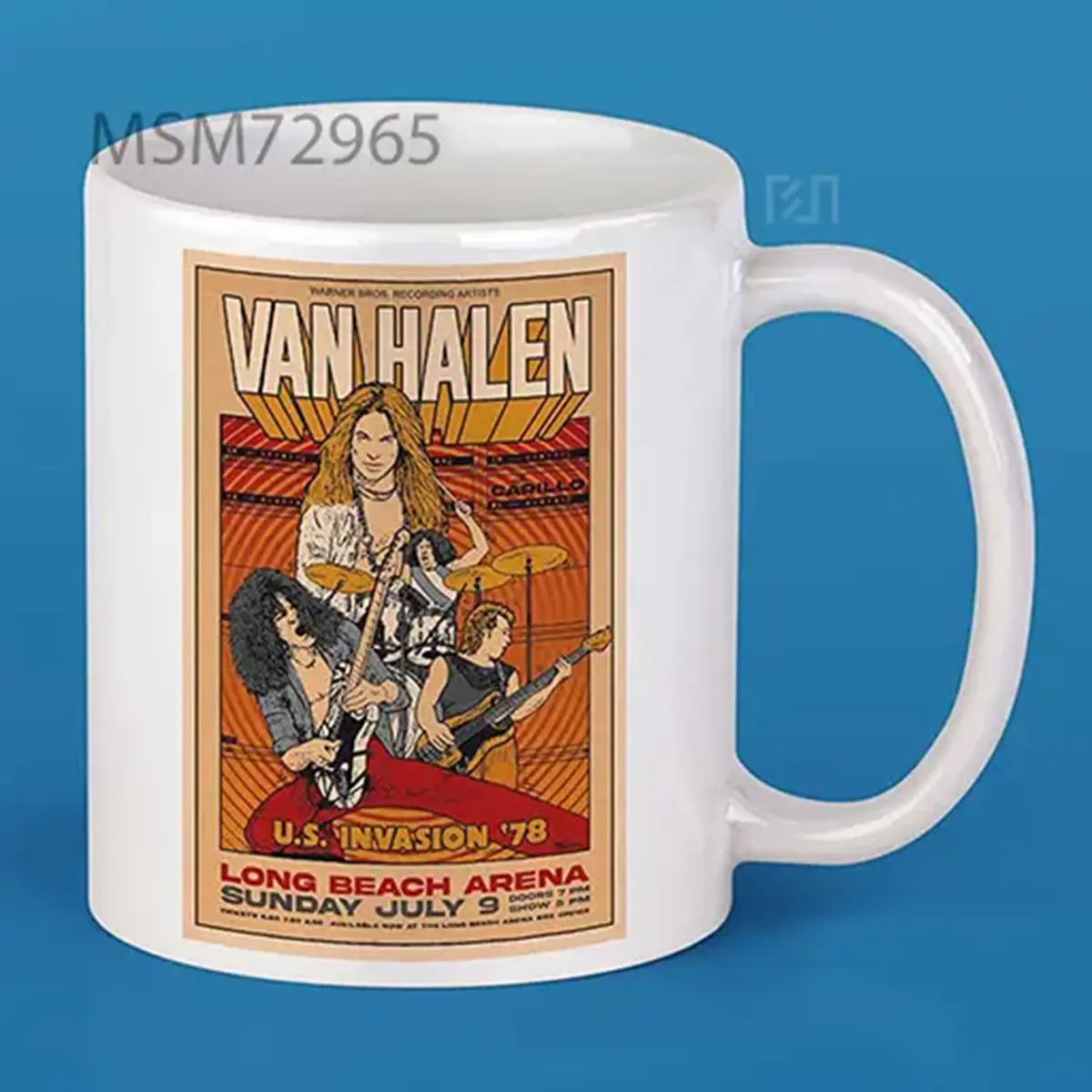 Van Halen 1978 Tour Poster Mug