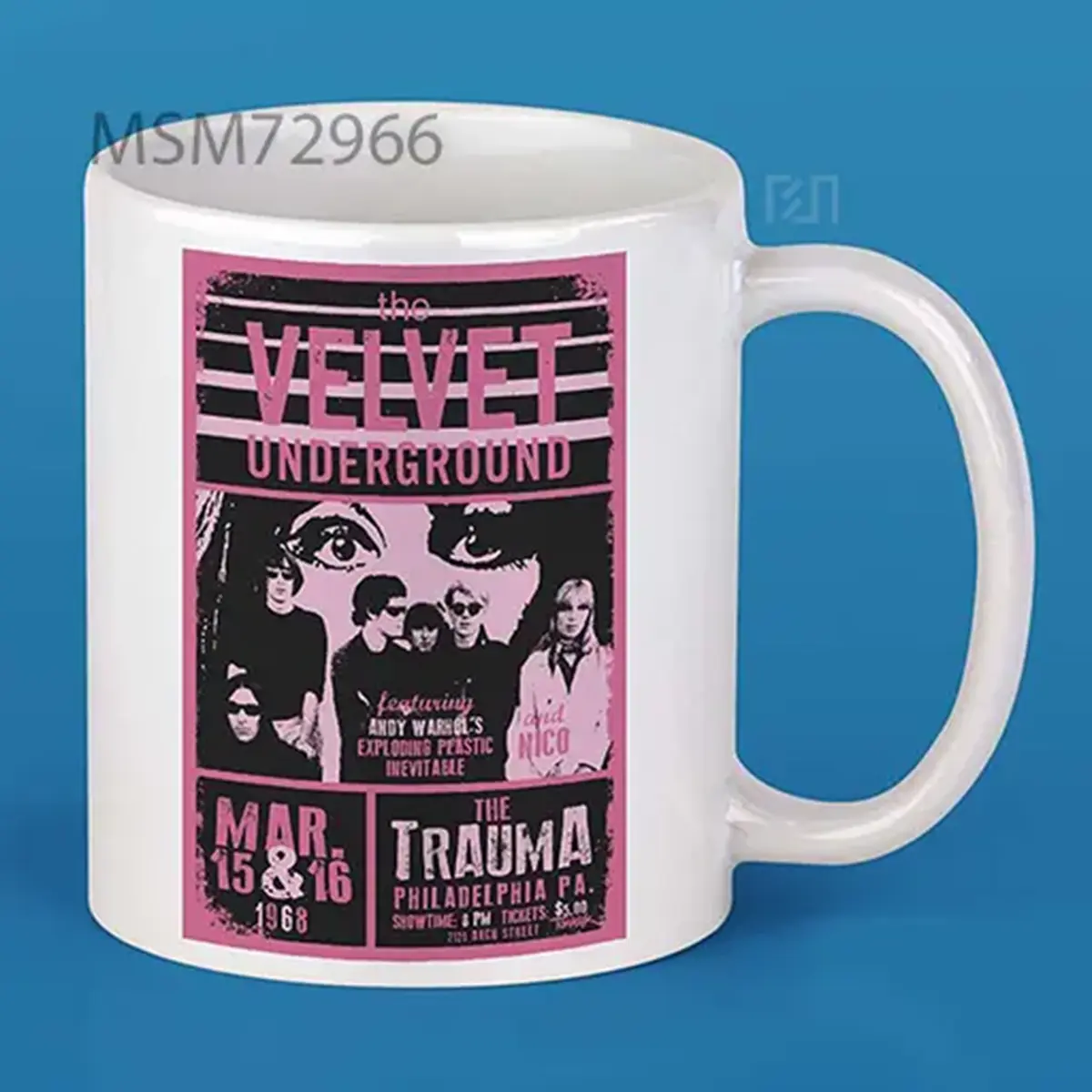 Velvet Underground 1968 Tour Poster Mug